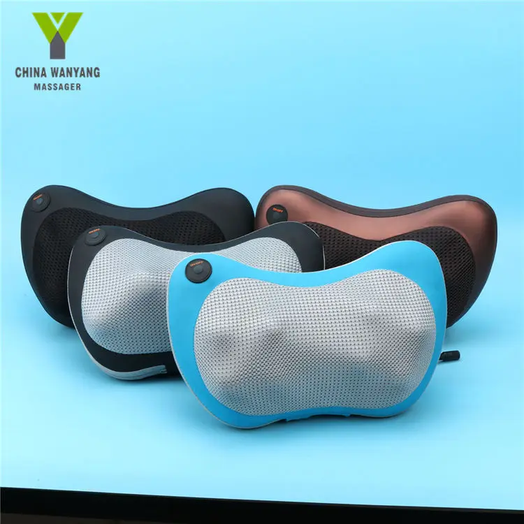 2023 China Shiatsu Heated Neck Massage Back Relax Pillow Massager