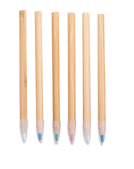 wholesale advertising Customized logo bamboo pencils gift environmental eco bamboo ballpoint pen wooden bamboo pens