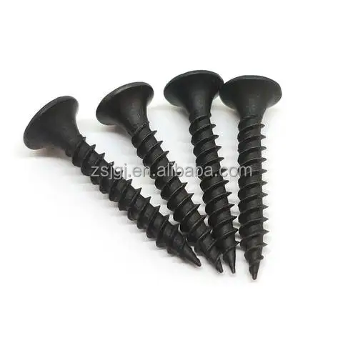 High strength screw black drywall screw 3.5 4.2 6# 8# fine thread coarse thread screw drywall manufacturing