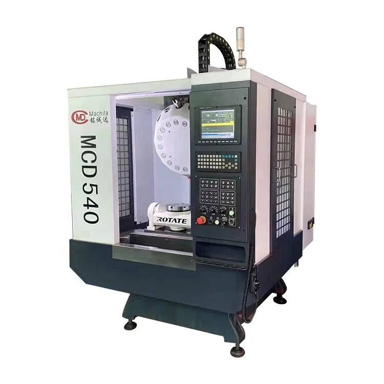 500mm High Precision CNC Vertical Long Life CNC Machine Tools Machining Center 5 Axis Ratorytable Milling Machine