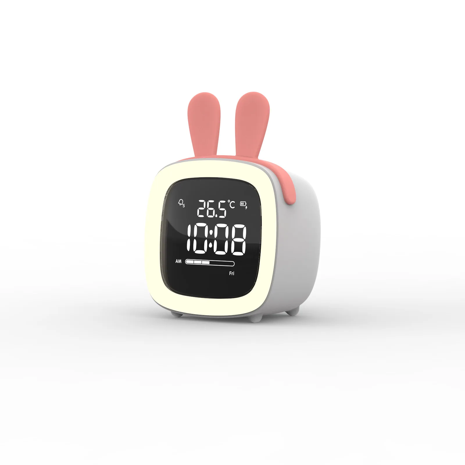 Shower Head Timer Cute Pet Cat Headband TV Alarm Clock Multifunctional Clock With Temperature Display Timer Clocks for Classroom