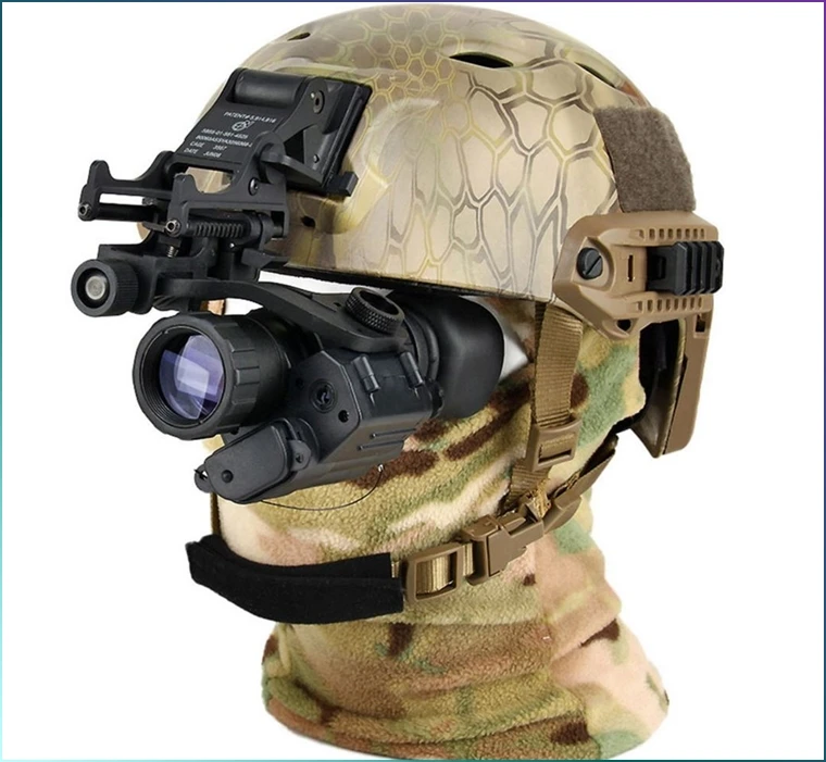 Sungusoutdoors PVS 14 Tactical Helmet Scope Optic Monocular HK27-0008 For Outdoor Game Hunting Night Vision Goggles