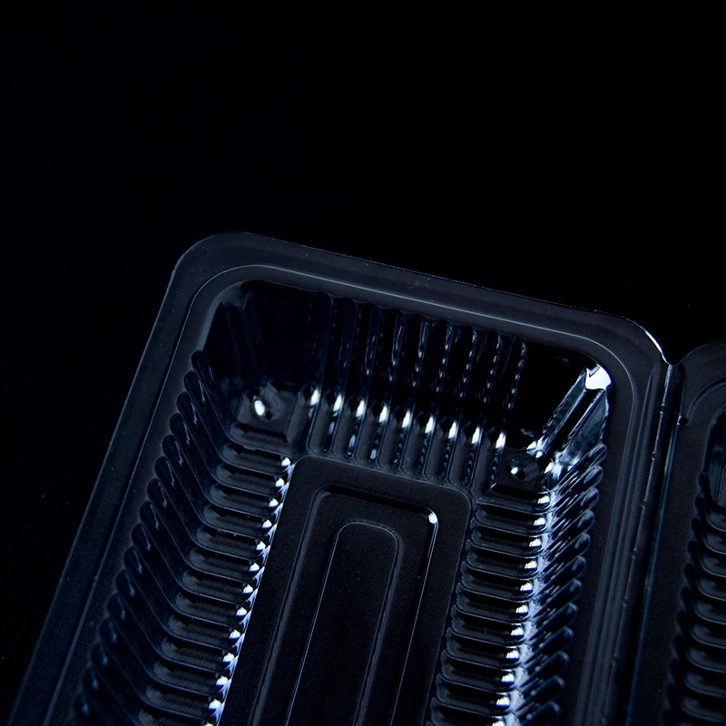 Прозрачная одноразовая пластиковая раскладушка для фруктов суши Овощная упаковка промышленного использования