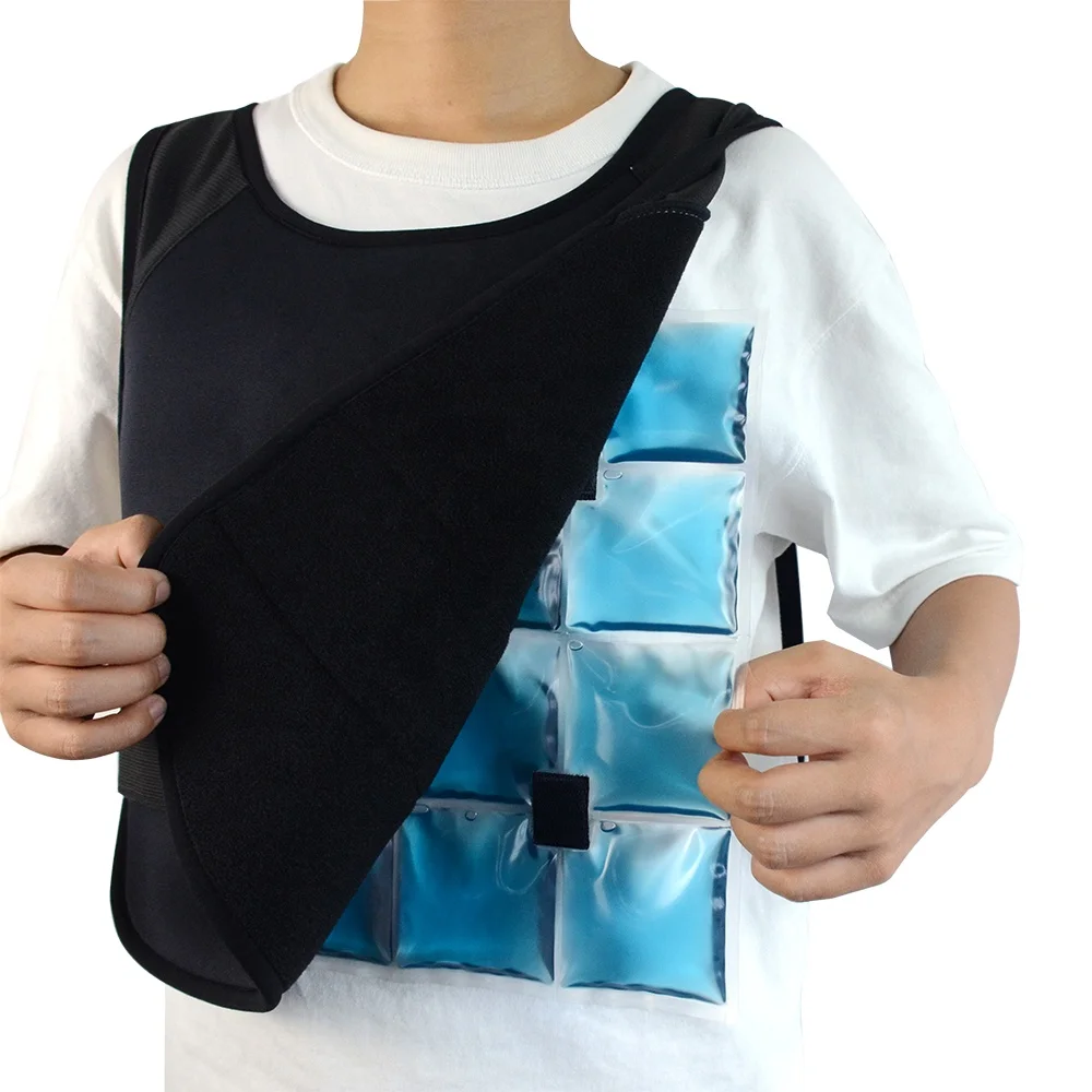Summer Cooling Vest Ice Pack Physical Hot Cold Gel Pack Therapy Ice Wrap Waistcoat Cold Vest Cool Ice Packs