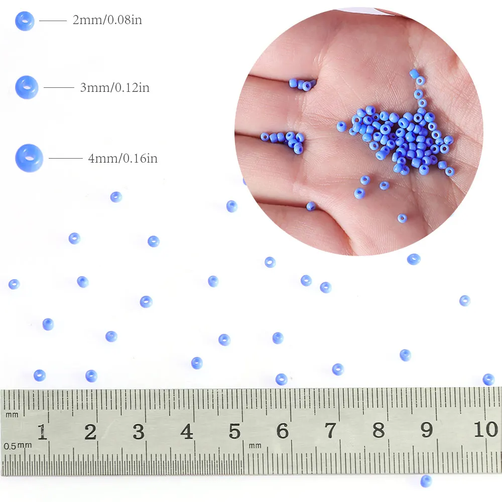 Factory Price Small Glass Beads In Bulk Bracelet Beads Seed Beads For Jewelry Making Loose Girls Accessories Jewelry