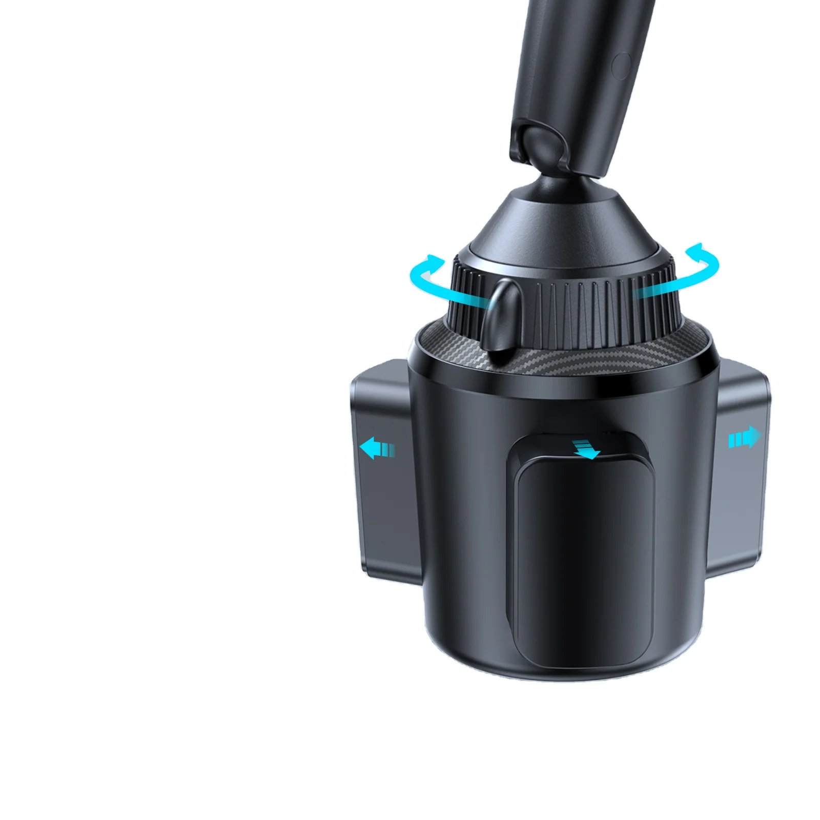 Arm Fast Swivel Adjustable Height 360 Rotatable, Low Profile Universal Mobile Mount Compatible with All Cell Phone