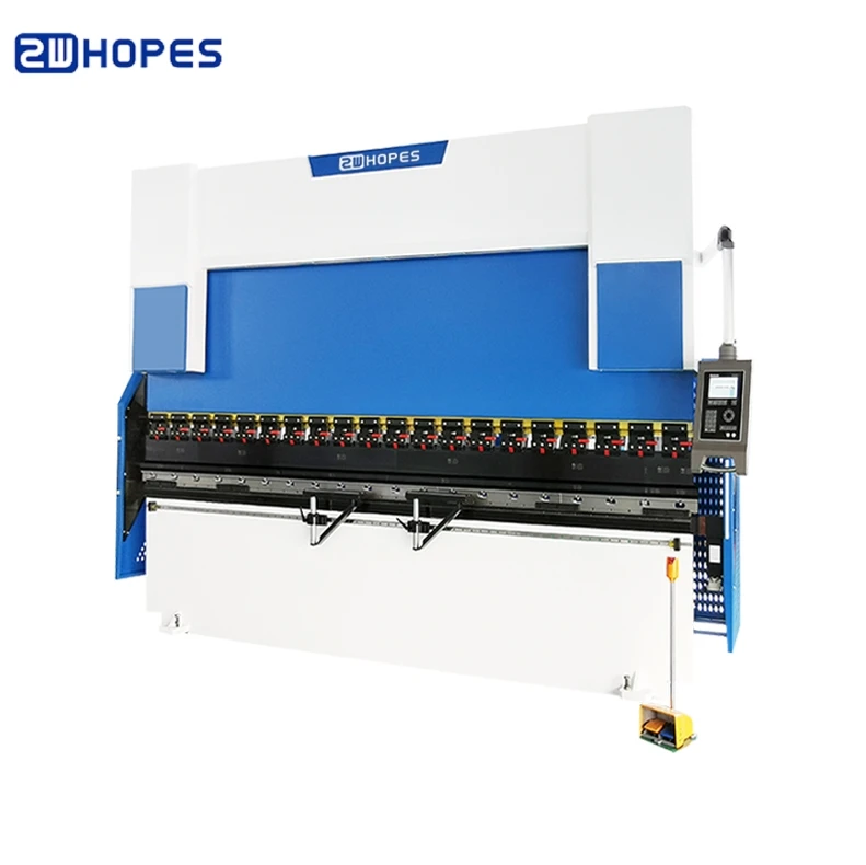 ZWHOPES 160T-3200 CNC Hydraulic Bending Machine Press Brake with Delem DA53T 4+1axis