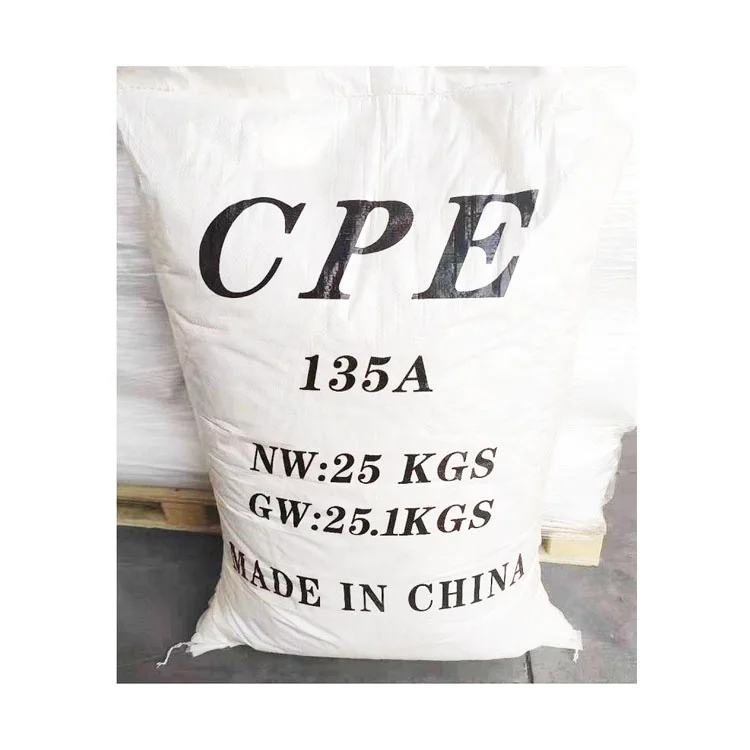 Direct Manufacturer Price PVC Additive Impact Modifier Chlorinated Polyethylene CPE 135A  CAS 63231-66-3