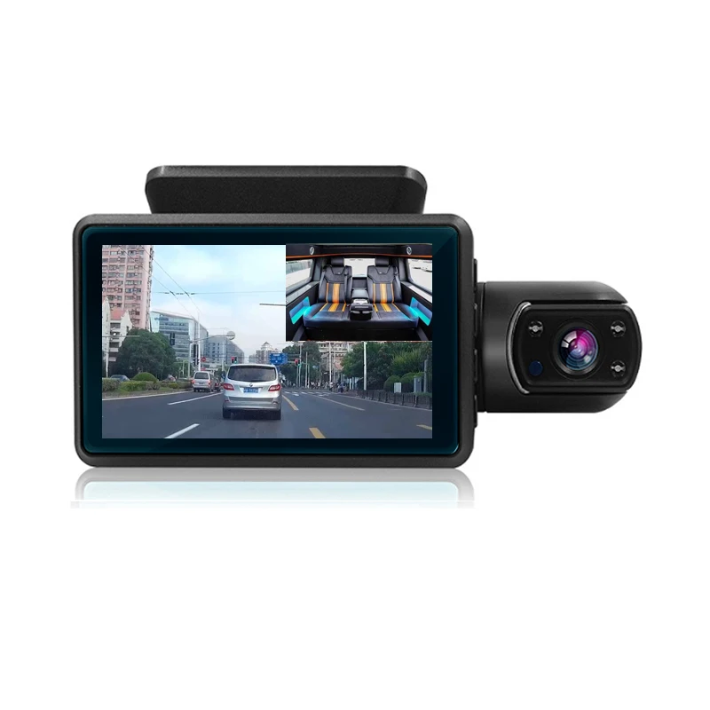 Car DVR Dash Cam 3.0 inch Full HD 1080P Dual Lens Video Recorder with GPS Optional Vehicle Camera