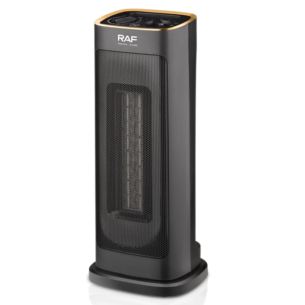 Five Gear Adjustment Ceramic Fan Heater Rapid Heating Electric Fan Heater Low Noise Ceramic Fan Heater