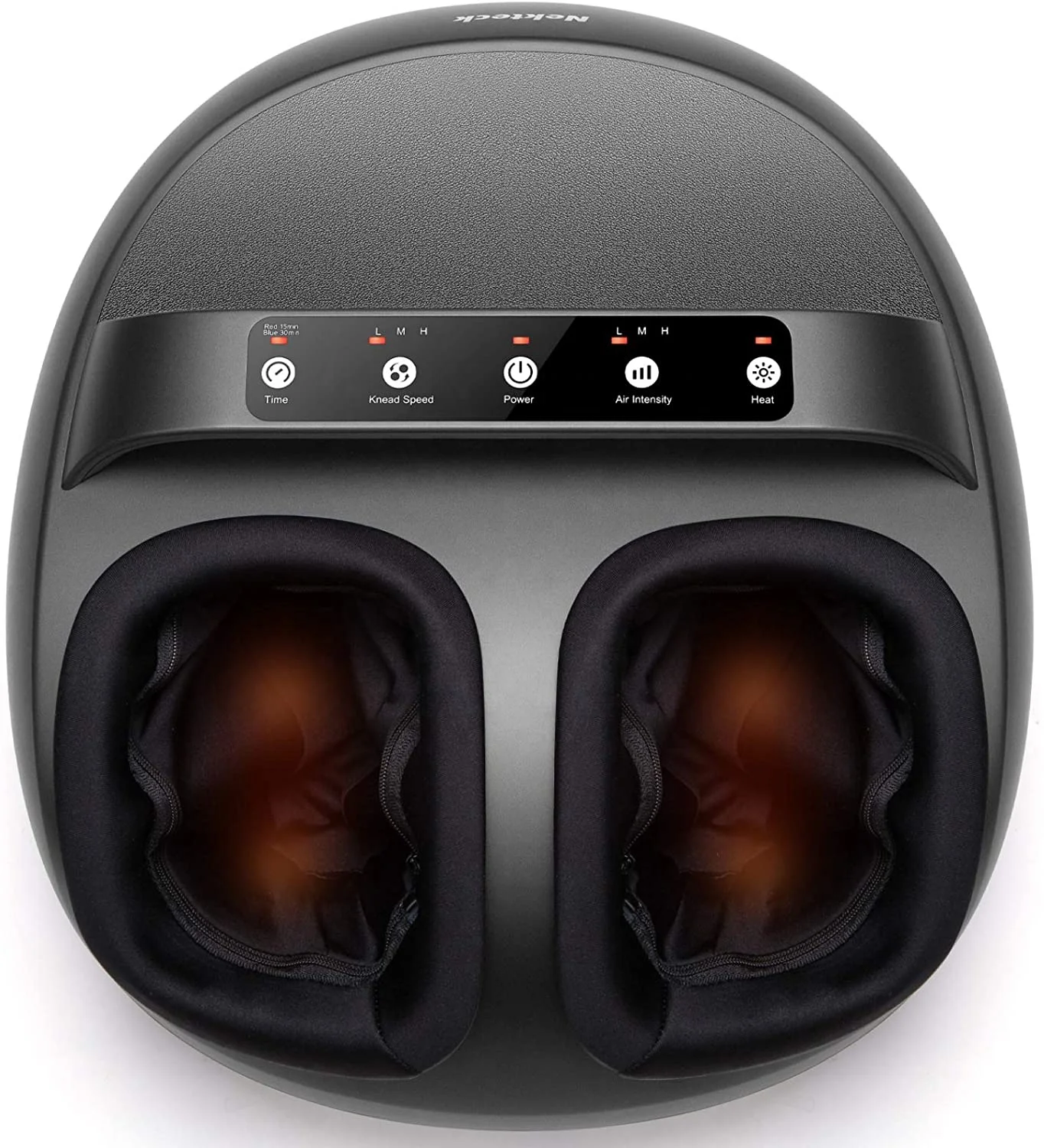 Medior hottest electric pneumatic roller infra-red hot foot kneading foot massager