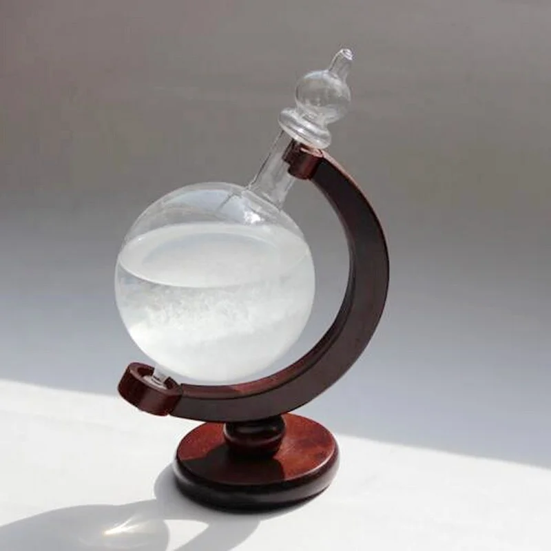 
Factory Supply Creative Storm Glass, Water Drops Weather Forecast Predictor Storm Glass Weather for Office Desk Display 