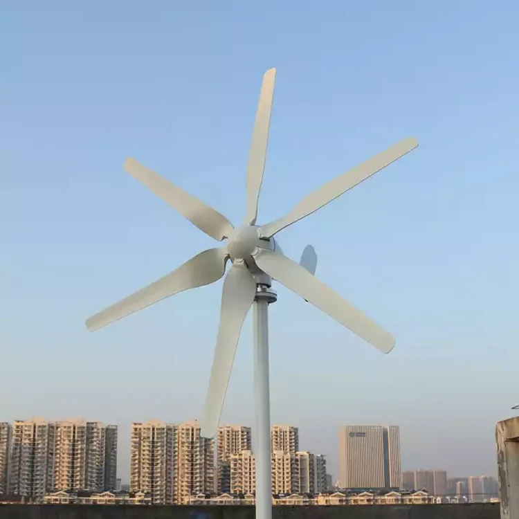 Low Wind Speed Free Energy Horizontal Windmill 3/5/6 Blades 200w 300w 400w Wind Turbine Generator 12v 24v With Free Controller