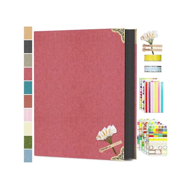 Льняная Обложка с логотипом на заказ, фотоальбомы, альбомы с картинками, книга с коробкой для свадьбы ребенка