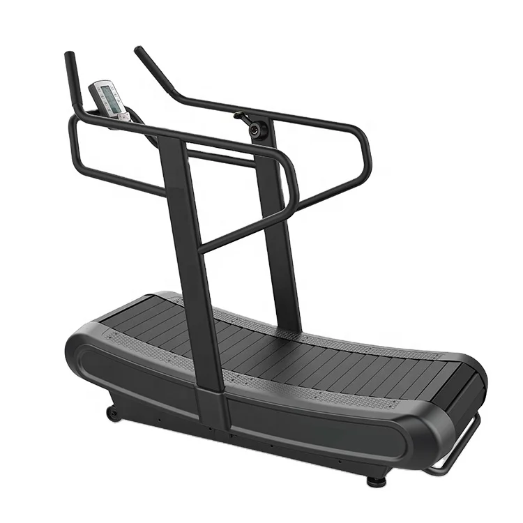 Commercial hot sale air runner manual curve treadmill gym equipment cardio machine
