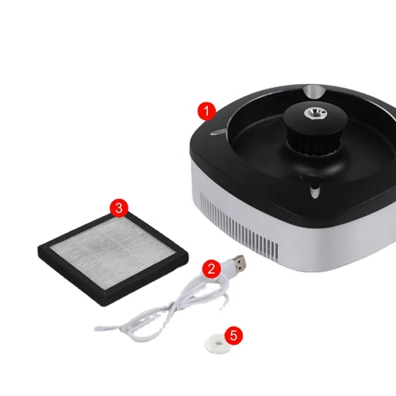 2020 New Arrival Odor Eliminator Air Detector Smokeless Ashtray Air Purifier with Negative ion Generator