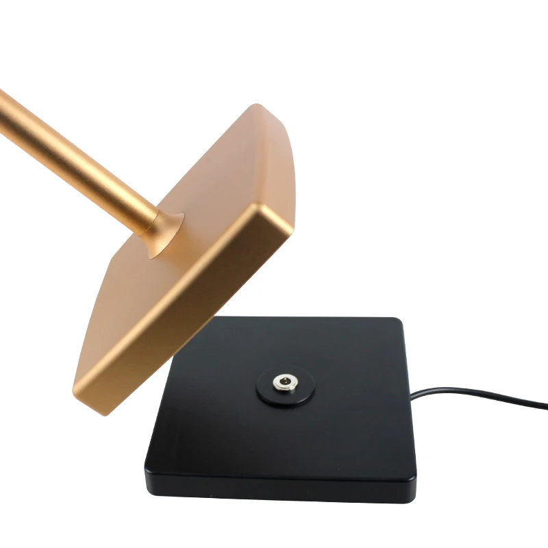 italian zafferano poldina pro nordic indoor outdoor metal black 3.5W lampe de table led design hotel restaurant