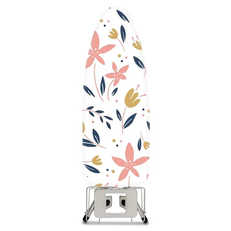 Custom Color OEM Hotel High Quality Foldable Adjustable Sleeve Ironing Board Cover With Iron Rest