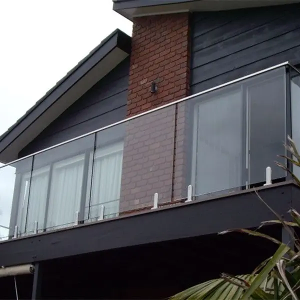 Glass Railing System outdoor balcony glass railing spigot