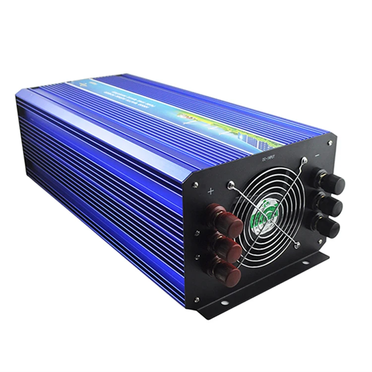 5000w Dc To Ac Inverter 12vdc 24vdc 48vdc To 110vac 220vac Dc To Ac High Frequency Solar Inverter Lcd Display