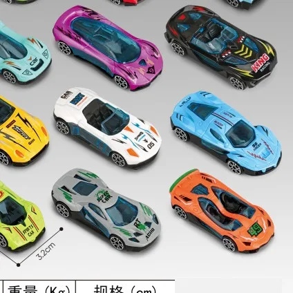hot sales Children alloy sports car metal model simulation free wheel 1:64 sliding racing diecast car for boys