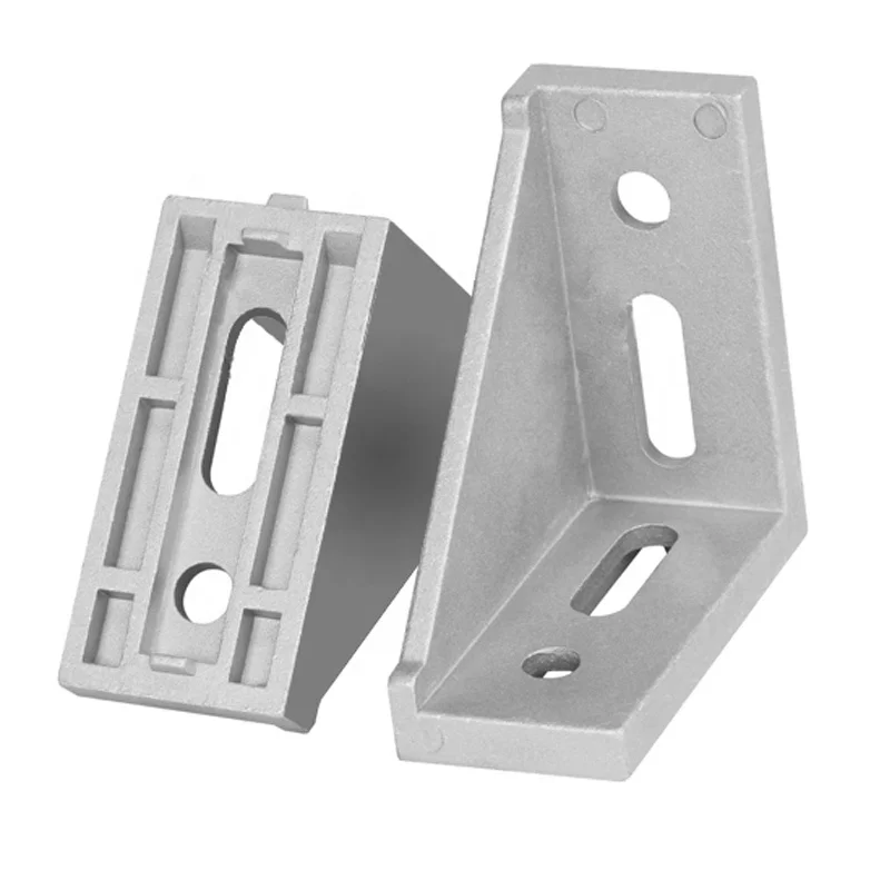 Aluminum L Shape Brace Corner Joint Right Angle Bracket