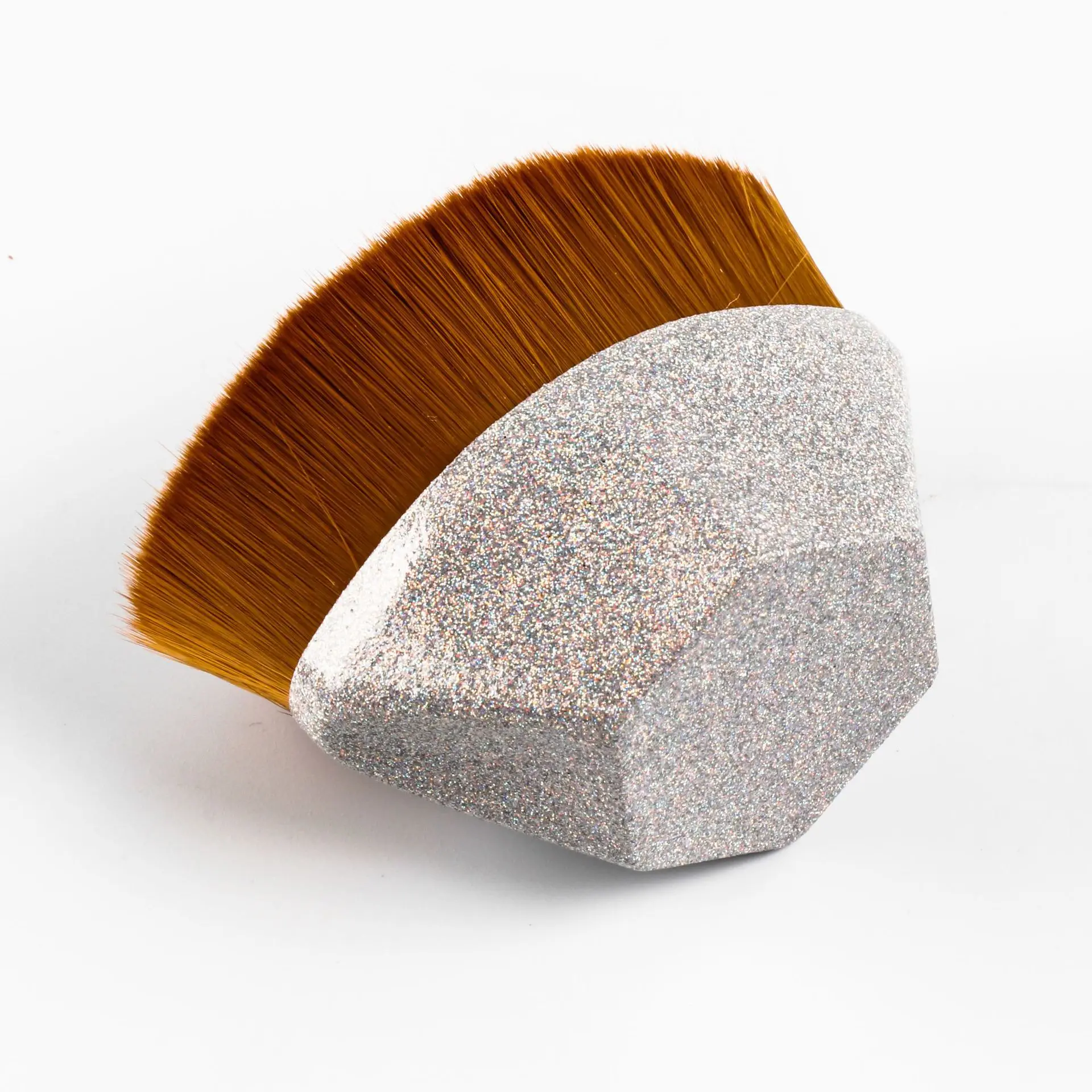 Кисть для макияжа kabuki № 55 шестигранная одноцветная плоская пудры румян основы оптом