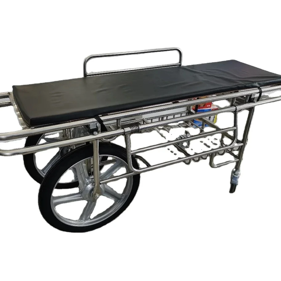 Medical Equipment Patient Transfer Stretcher Ambulance Cart Mobile Trolley for Emergency Room