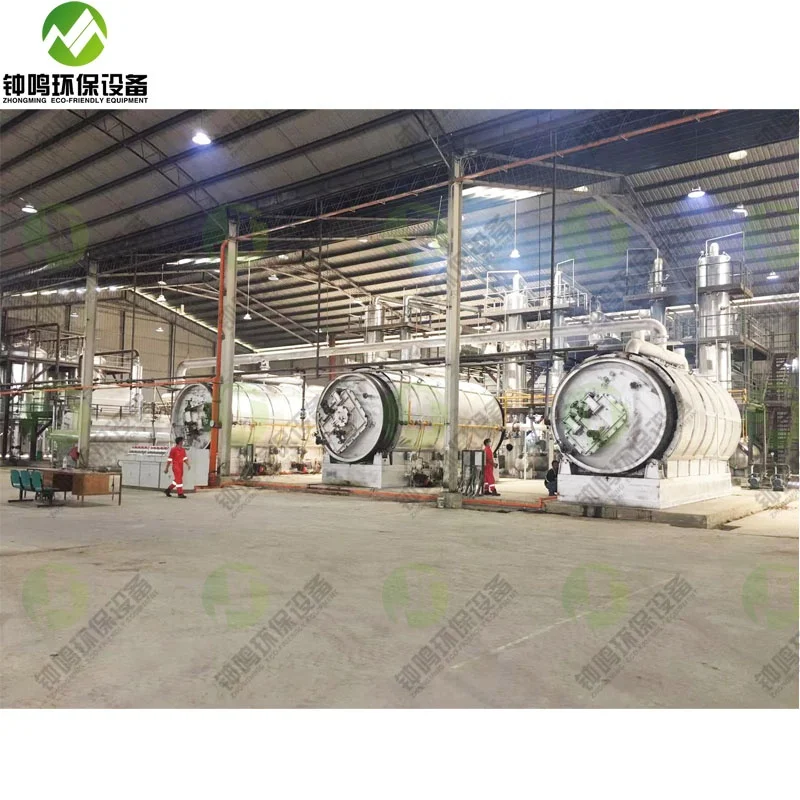 Industrial Fractional Distillation System with Column