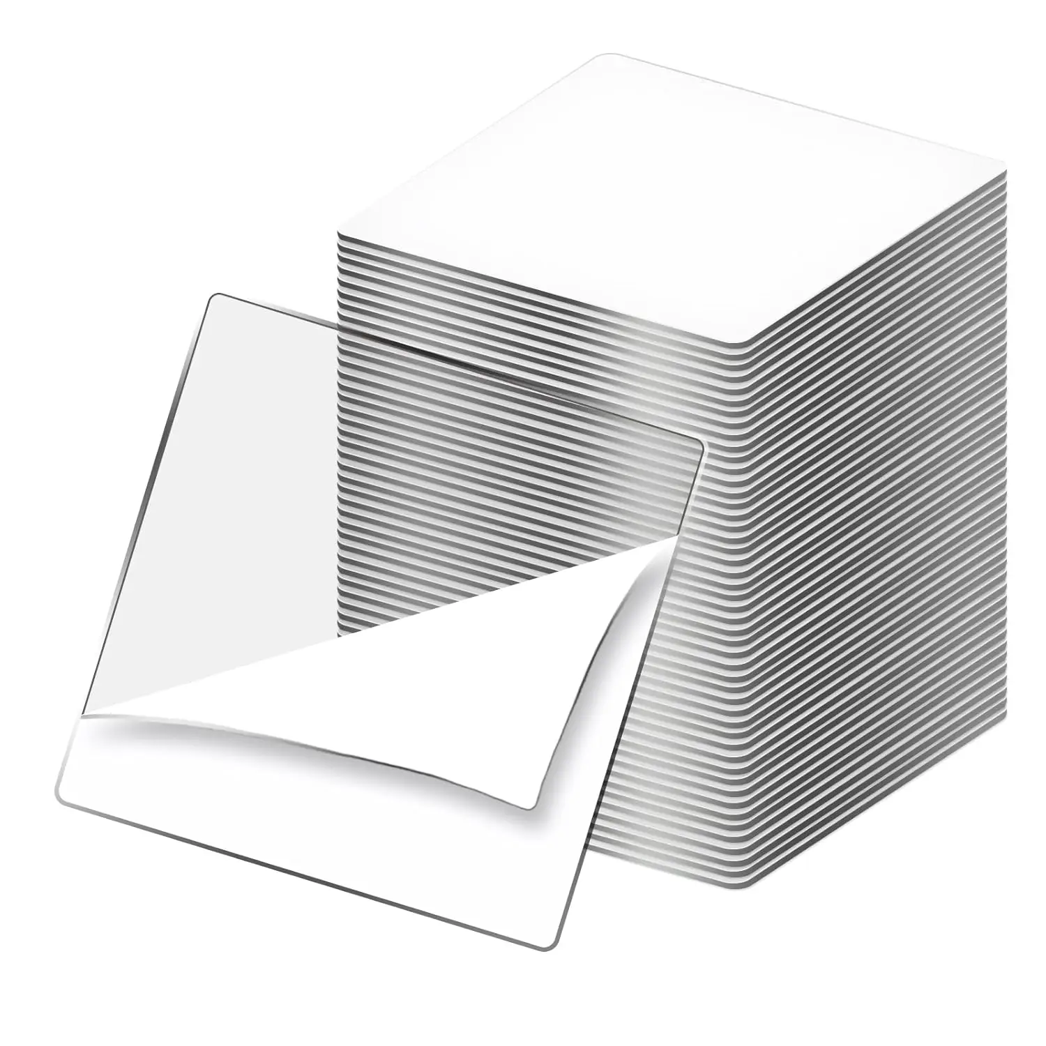 2.36in High Sticky Nano Double Sided Square Tape Grip Nano Sticker, Reusable Washable Removable Heavy Duty Tape for Wall Hanging
