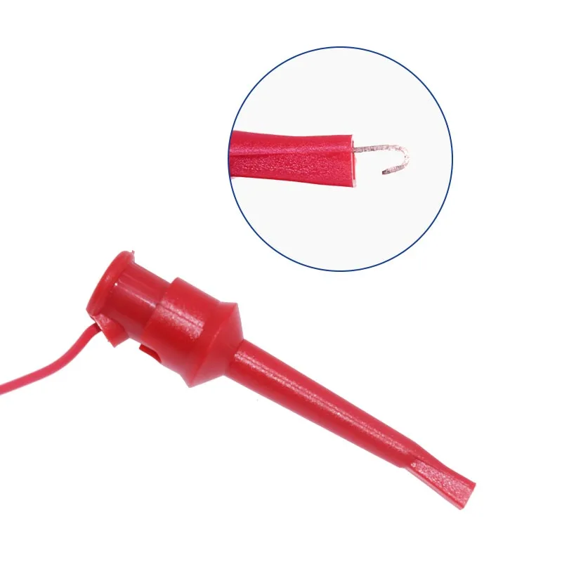 5 шт. цветной испытательный крючок-кабель для мультиметра, Электрический испытательный провод для электронных испытаний