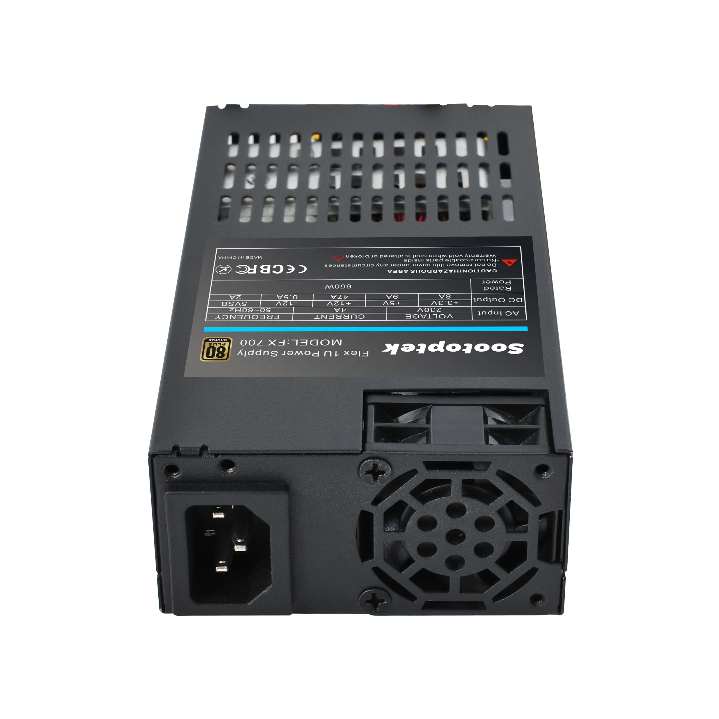  Заводская цена 650 Вт Flex 1u ATX мини Импульсный блок питания для сервера psu с 4 см охлаждающим