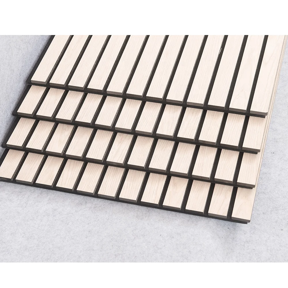 Hot-selling Oak Wood surfaces effectively reduce noise transmission slat panels for wall decoration