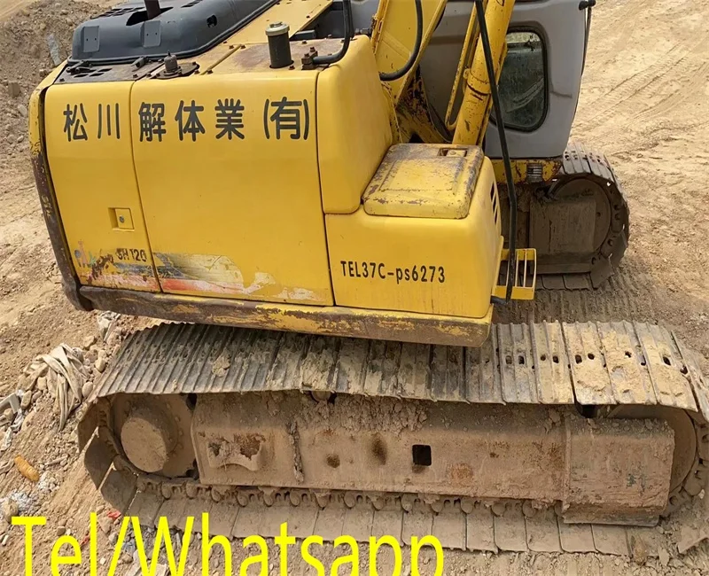 Used original Japan SUMITOMO SH120 Excavator WITH running CONDITION construction machine for sale