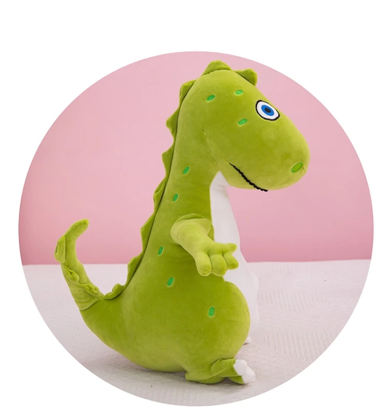 Plush Lovely Cartoon Baby Sleeping Dinosaur Animal Pillow Kids Travel Blanket Gift Cartoon Pillow Blanket