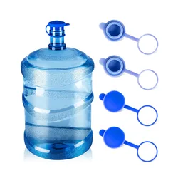 Amazon Hot Selling 5 Gallon Silicone Reusable Water Jug Plug Caps Non Spill Top Lid Cover Cap for 55mm Water Bottle