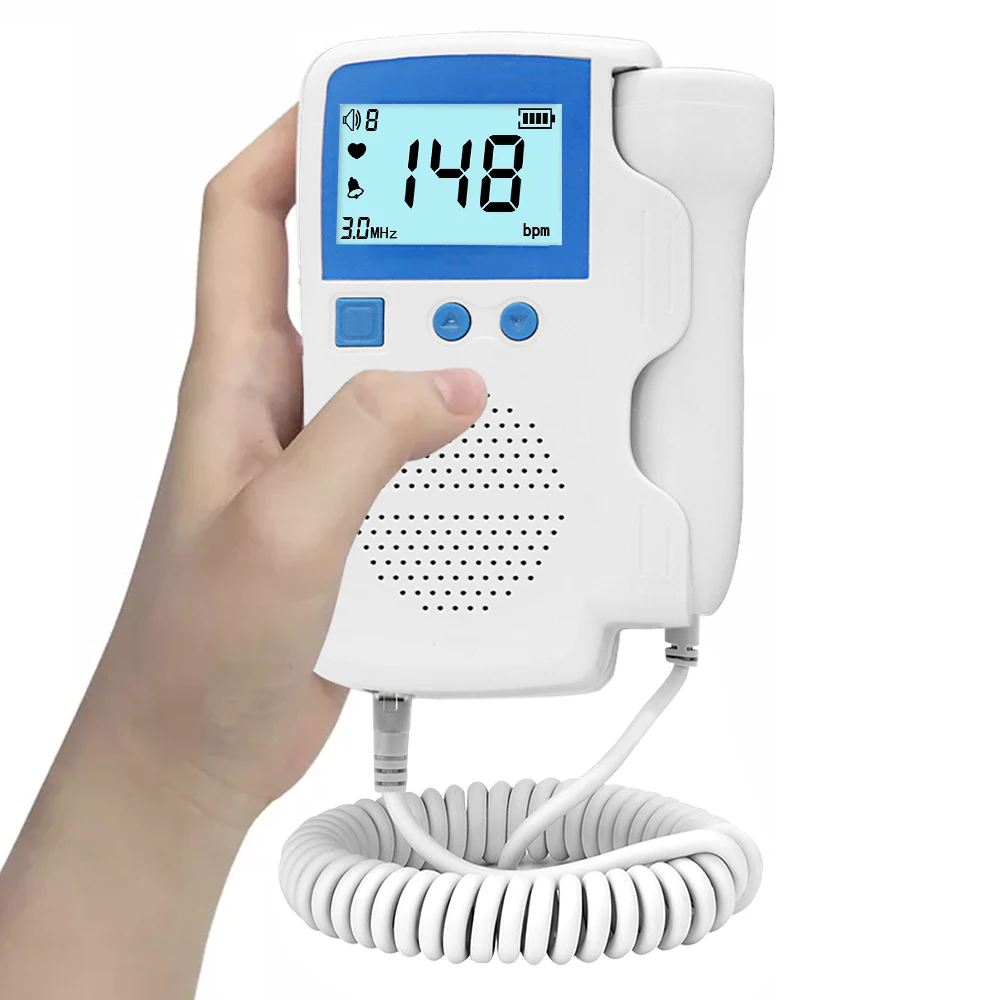 hospital  portable handheld medical sneakpeek waterproof fetal doppler machine prenatal home baby heartbeat pocket fetal doppler
