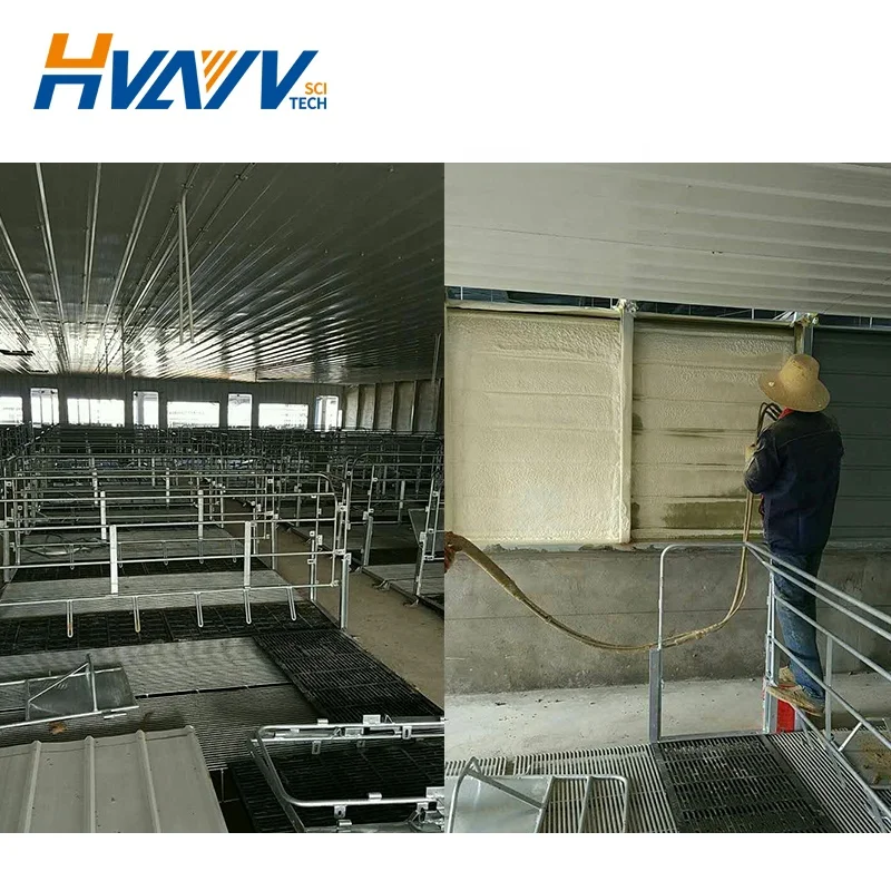 Two component closed cell polyurethane raw material polymeric MDI  polyol isocyanate polyurethane spray insulation