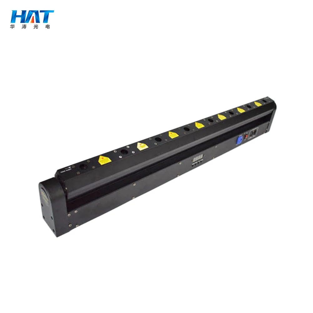 HAT 2024 Hot selling 8 Eyes laser single RED color 550mw*8pcs laser Skynet beam 8 Heads laser light bar club night performance