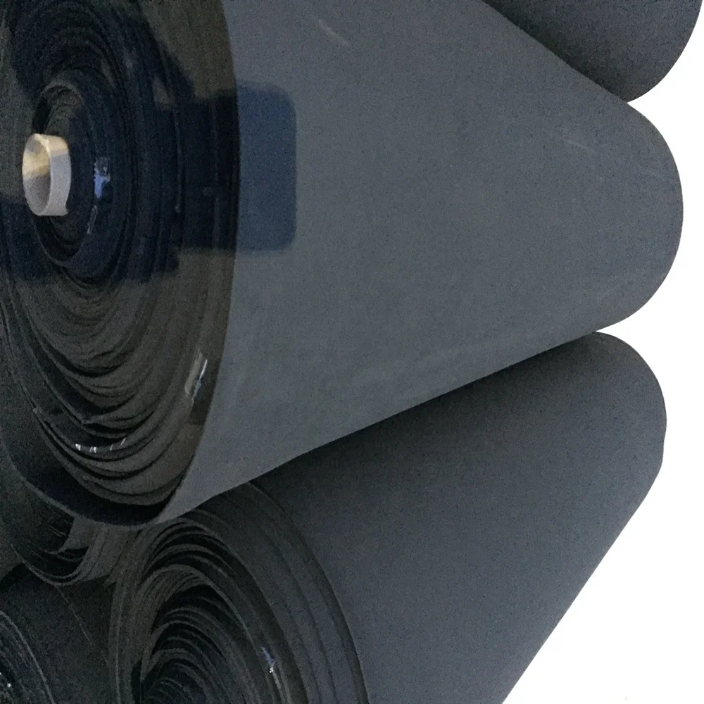 Elastic Colorful neoprene rubber sponged foam sheet roll