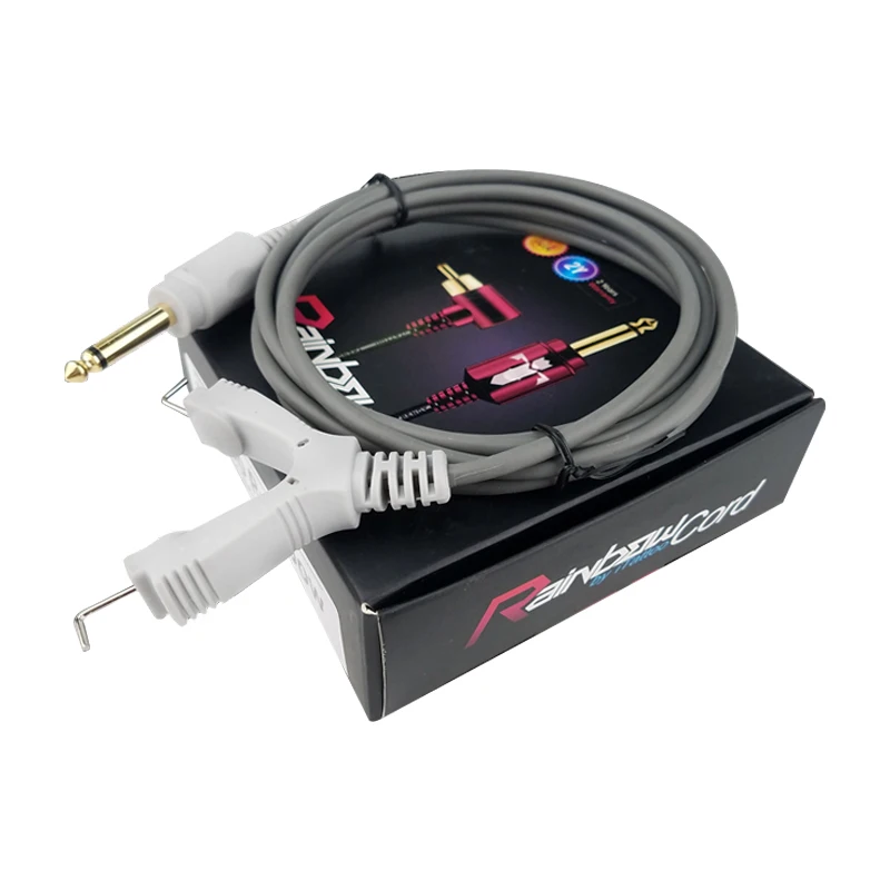 Шнур для татуировки с радужным зажимом RCA