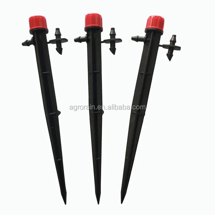 Orchard Adjustable Flow Sprayer with spike Vortexing  Spike Sprinkler for Garden Lawn Irrigation AS0180H 100pcs/pack