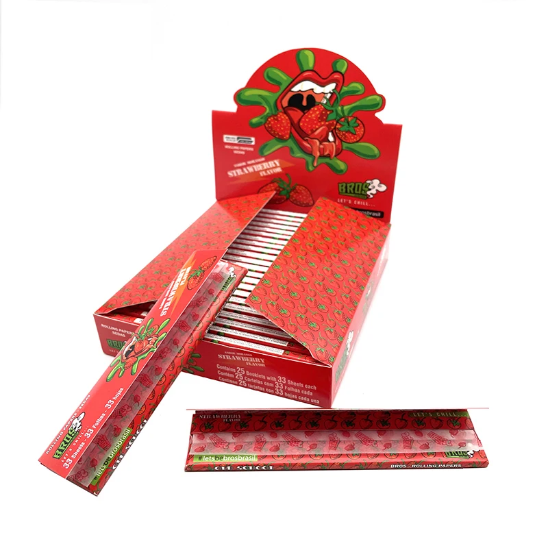 rolling paper smoking custom design natural gum king size unbleached