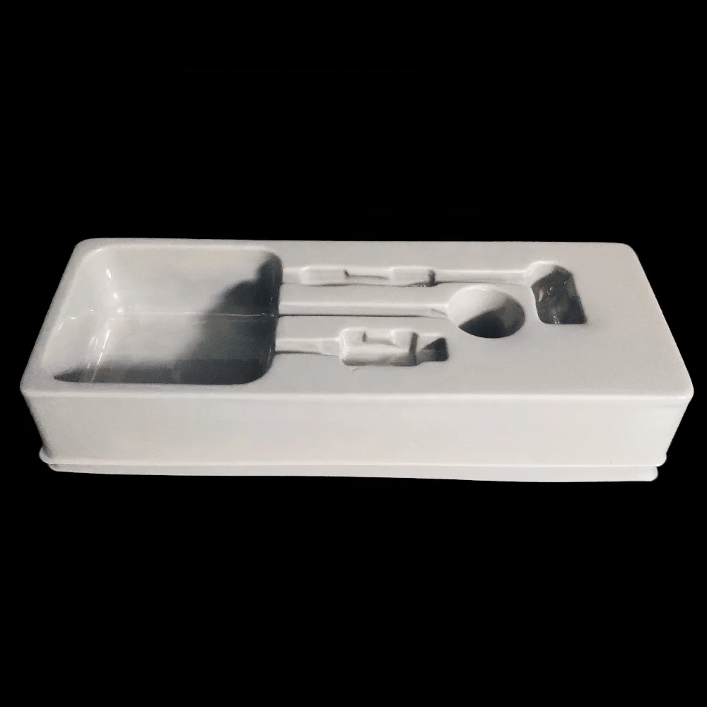 Custom Best Quality PET PS Plastic Headphone Cable Insert Tray Electronic Product Blister Packaging Box For Earphone