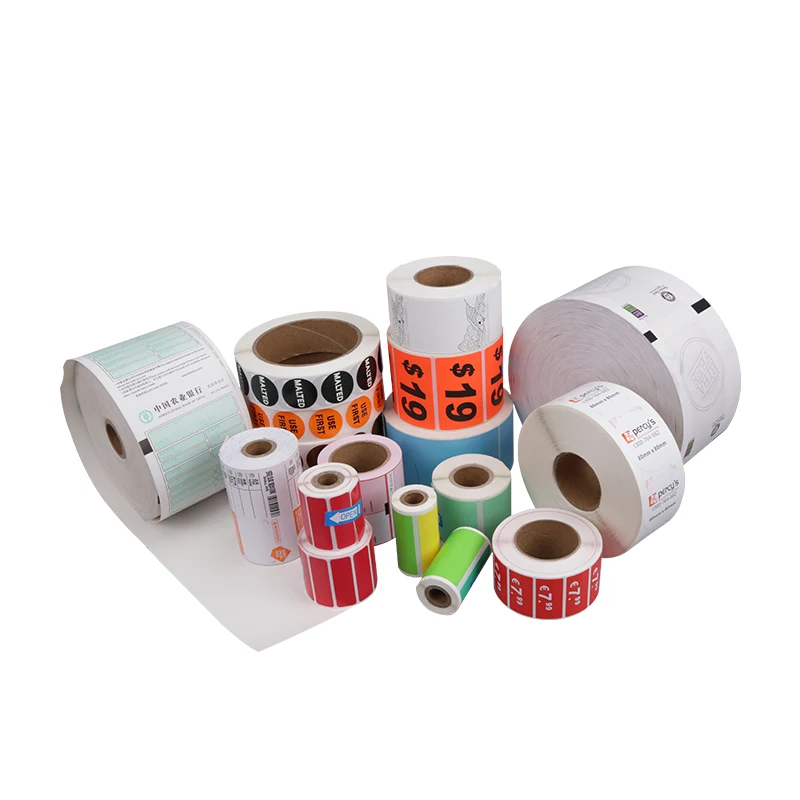 Waterproof Adhesive  Blank Shipping Thermal Label  4x6