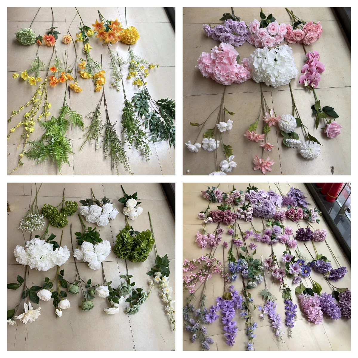 SMOOTH White Cherry Blossom Rose Flower Row Runner Wedding event  flowers arrangement Decor Event Decor Wedding Background