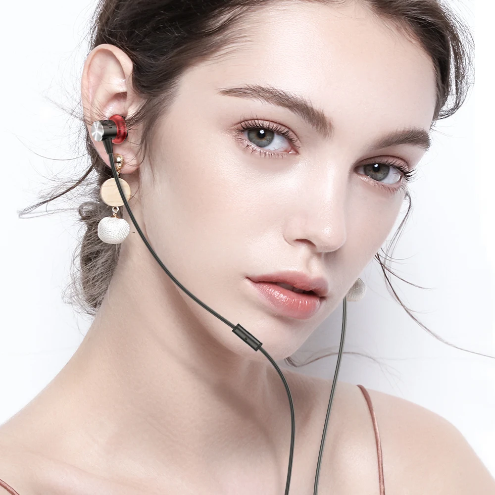 NTE Great quality Metal Headset Female to male Voice Changed In-ear Headphones Earphones