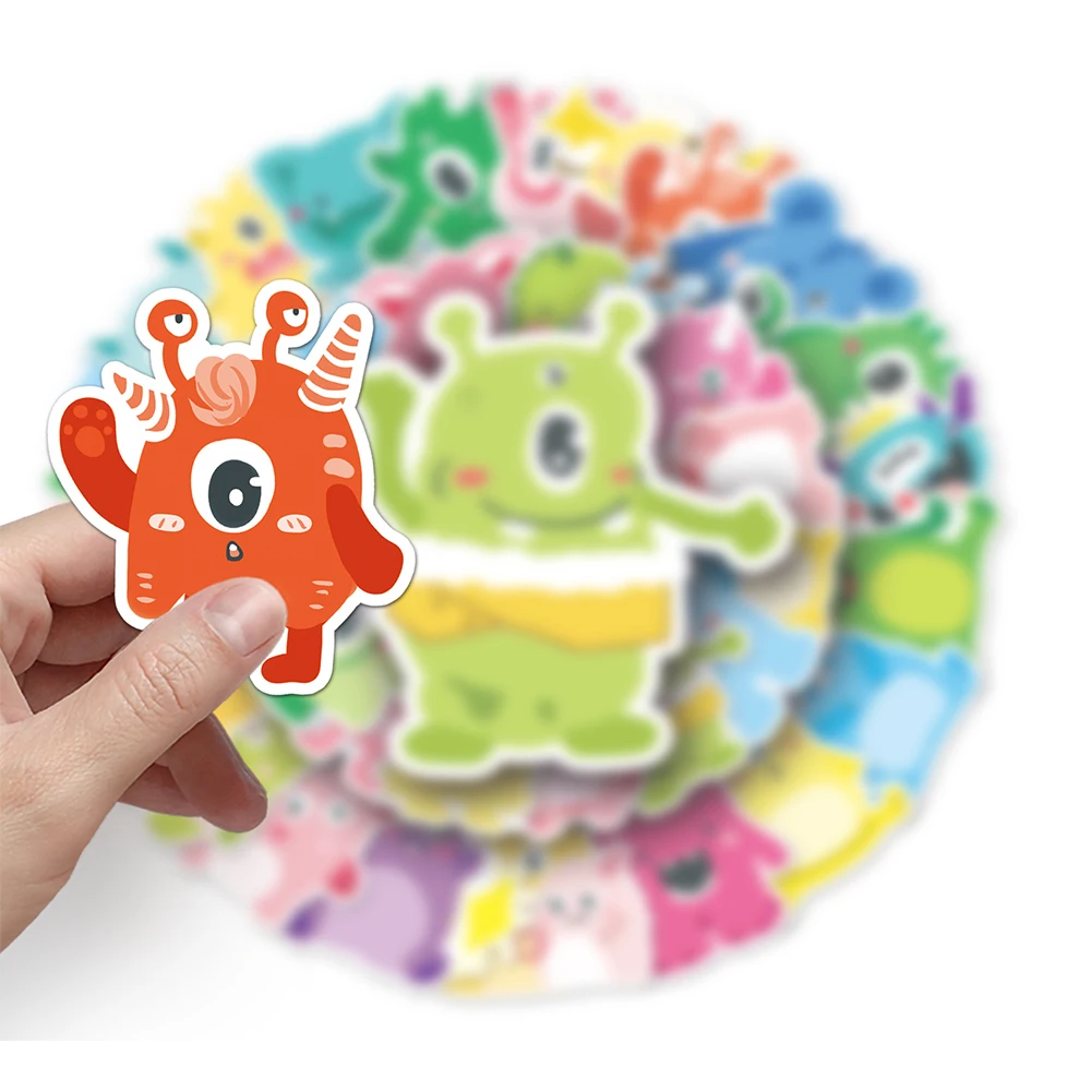 Personalized Logo Design Stickers Custom Adhesive Paper Vinyl Label Die Cut Anime Stickers