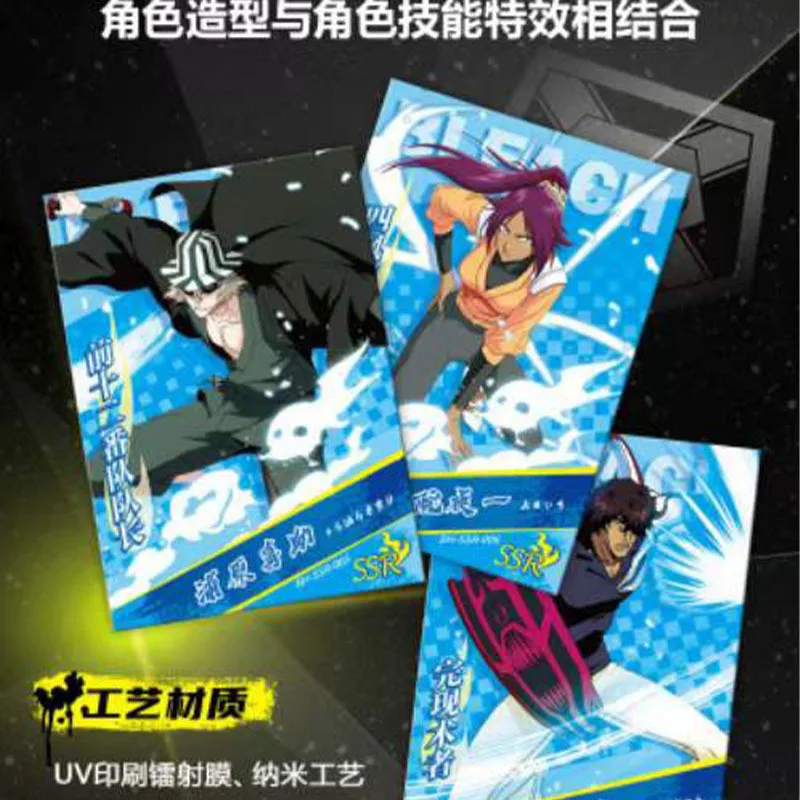 Wholesale Bleach TCG Game Collectible Card Japanese Anime Death God Kurosaki Ichigo Rare Cards Booster Box Table Playing Toys