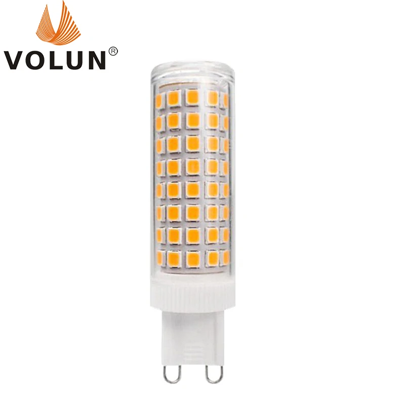 100 шт. светодиодные лампы SMD2835 7 Вт E14 E27 BA15D G9 AC85-264V для замены 70 галогенная лампа кукурузные